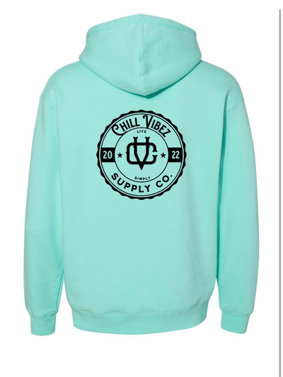 Chill Vibez Live Simply Heavy Weight Hoodie